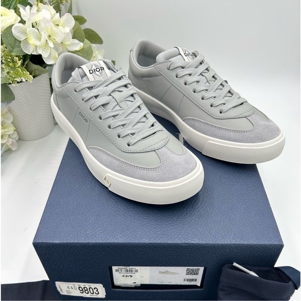 Men’s Dior B 101 low top leather sneakers size 9, made in Italy